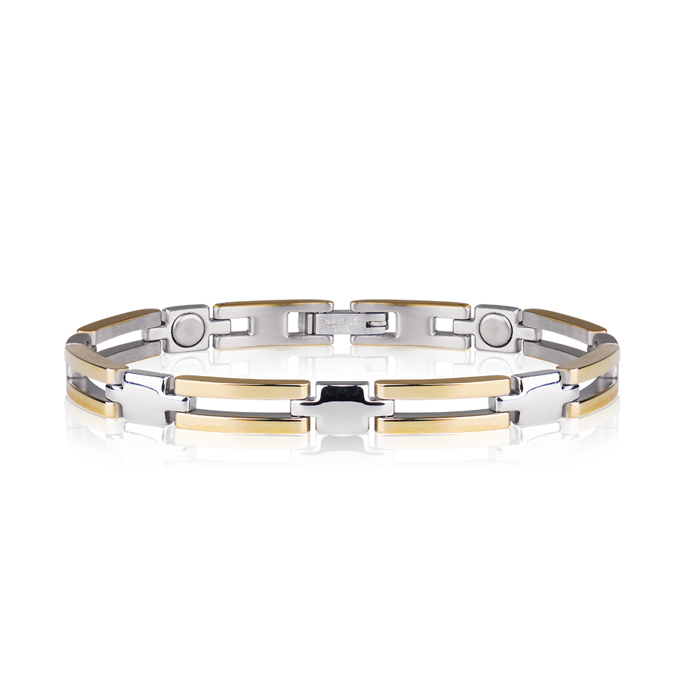 Ladies Executive Slim Bar Duet Bracelet