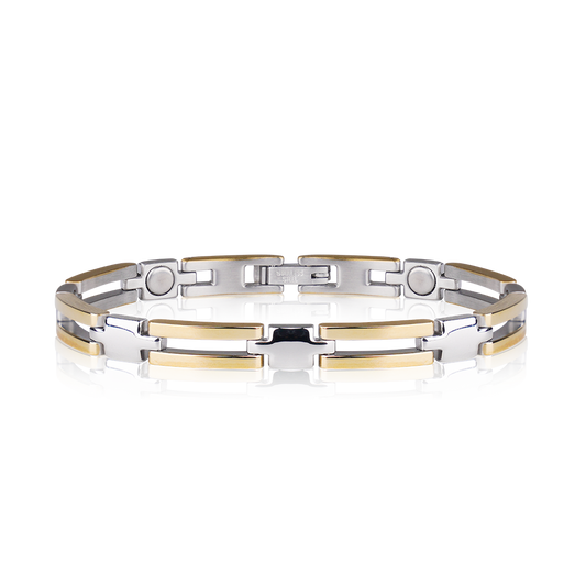 Ladies Executive Slim Bar Duet Bracelet