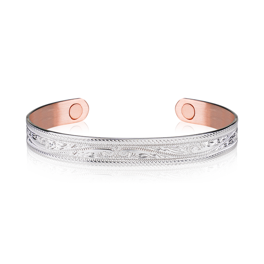 Silver Western Scroll Magnetic