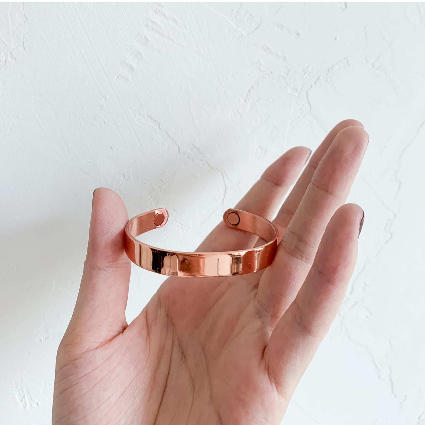 Plain Copper Magnetic Bracelet