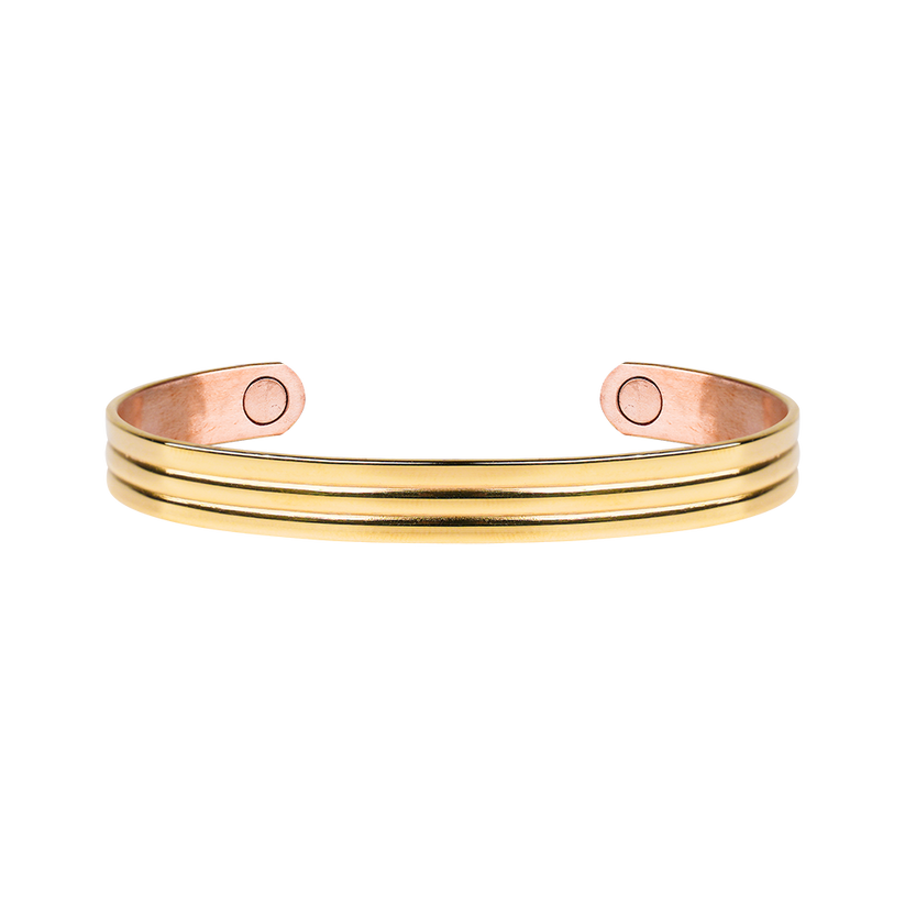 Classic Gold Magnetic Bracelet 8mm – Sabona India