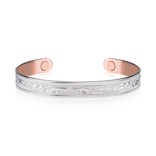 Silver Western Scroll Magnetic